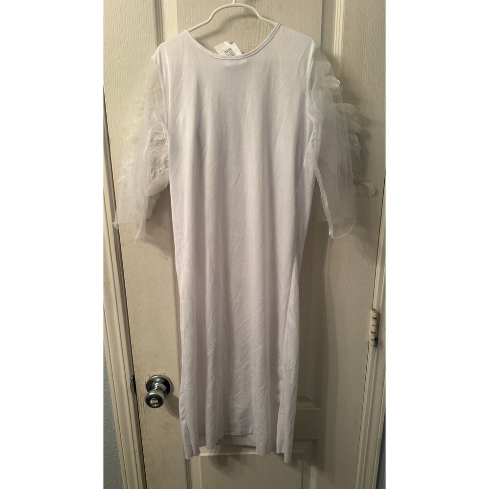 Girl's Angel Costume Includes Lighted Wings Size Medium 7/8 - Picture 2 of 10
